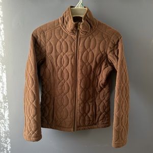 Eivissa Women’s Fleece Jacket - Size S Chocolate Brown